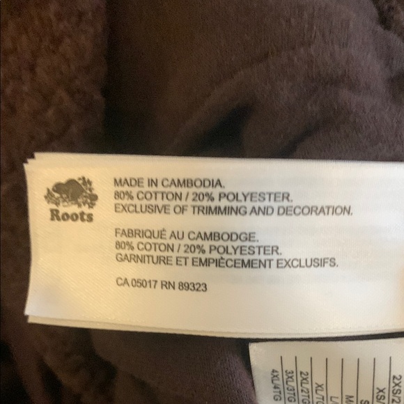 Roots Women's Chocolate Brown Sweatpants - Picture 5 of 5